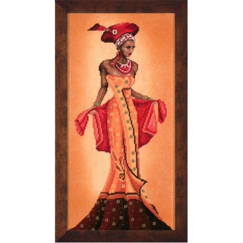 Африканская мода. Набор для вышивания.