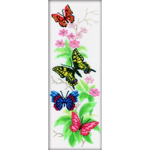 Бабочки и цветы. Набор для вышивания.  